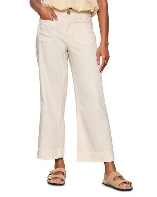 Sanctuary Soft Marine Wide Leg Crop Pants