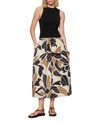 Sanctuary Sandbar Mix Media Midi Dress