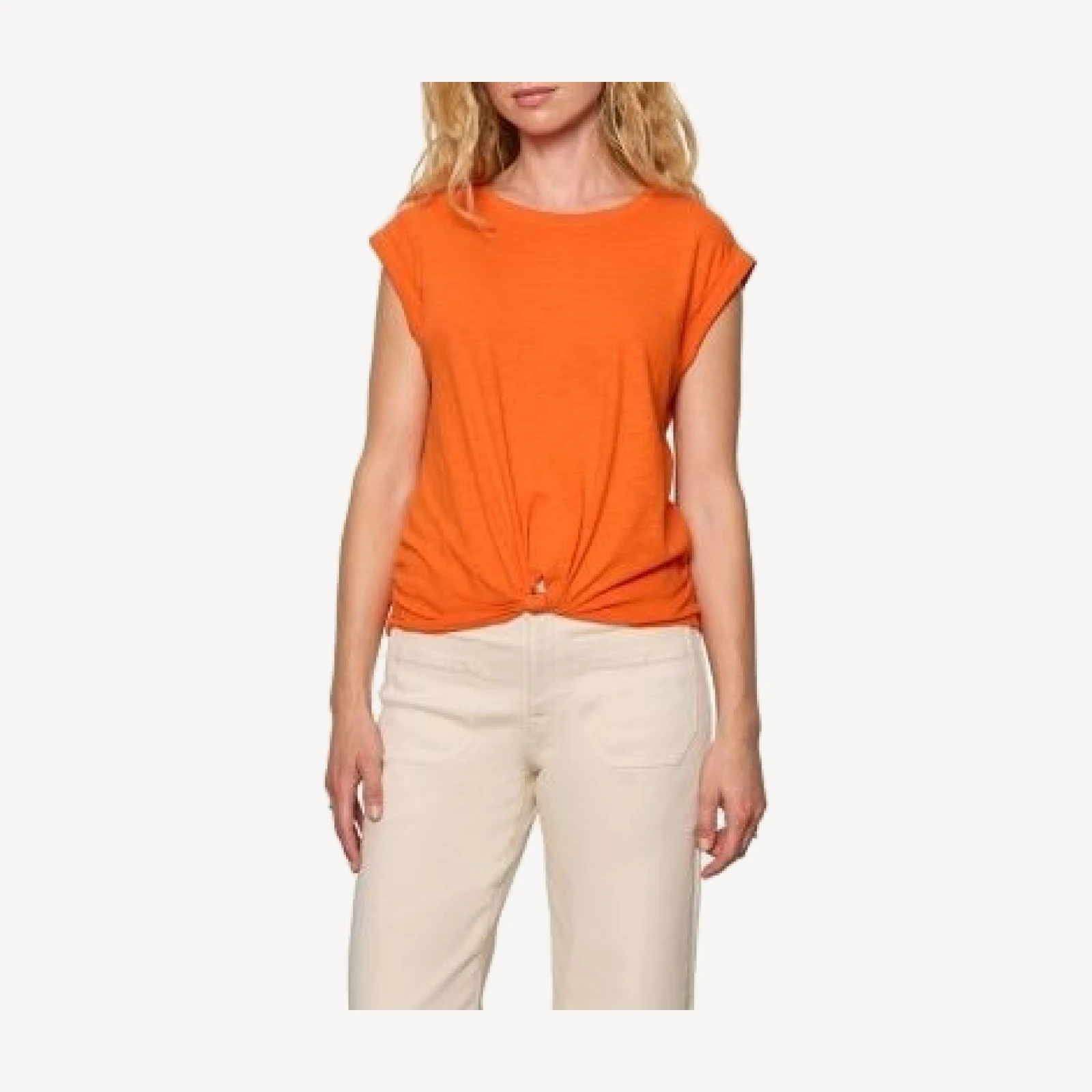 Sanctuary Knotted Hem Muscle Tee