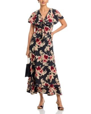 Cinq a Sept Wilted Poppy Antonetta Dress