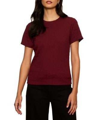 Sanctuary Icon Textured Crewneck Tee