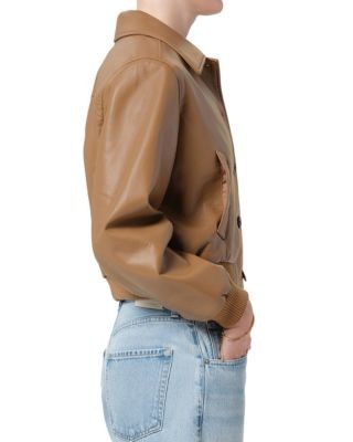 Citizens of Humanity Lola Leather Bomber Jacket