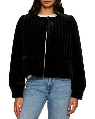 Sanctuary Pepper Velvet Cropped Jacket