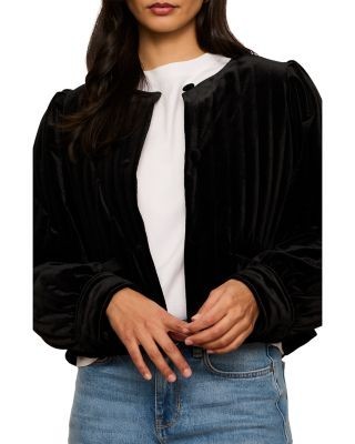 Sanctuary Pepper Velvet Cropped Jacket
