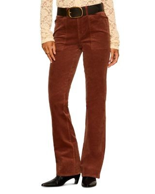 Sanctuary Play Date Corduroy Bootcut Jeans in Burnt Cocoa