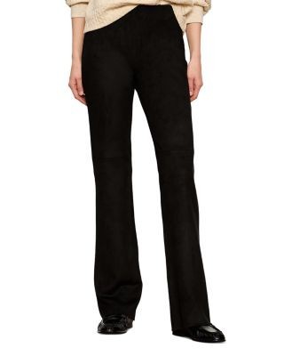 Sanctuary Faux Suede Flared Leggings