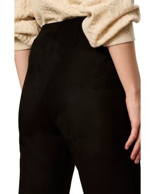 Sanctuary Faux Suede Flared Leggings