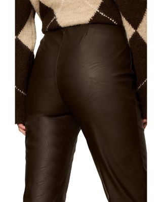 Sanctuary Sashay Faux Leather Flare Leggings