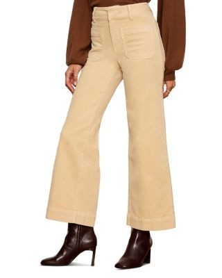 Sanctuary Chelsea Corduroy Wide Leg Jeans in Light Gold