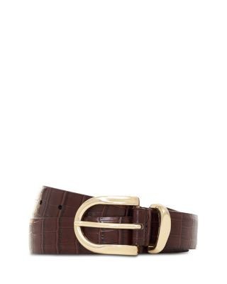 Sanctuary All Day Croc Leather Belt