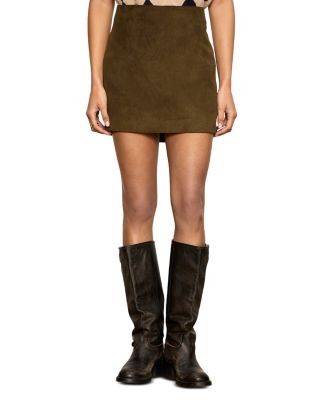 Sanctuary All In Faux Suede Mini Skirt