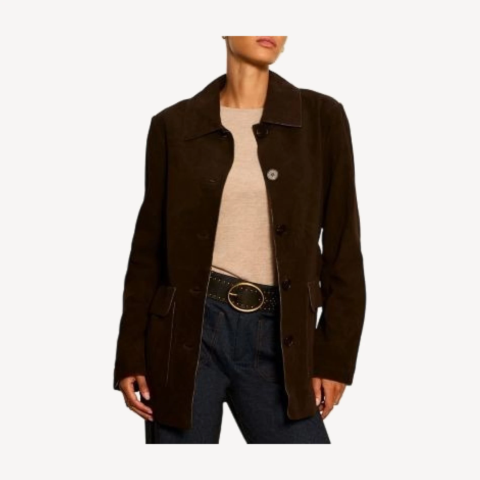 Sanctuary Avid Suede City Coat