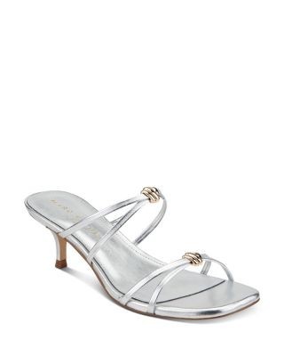 Marc Fisher Ltd. Women's Baizel Slip On Square Toe Dress Sandals