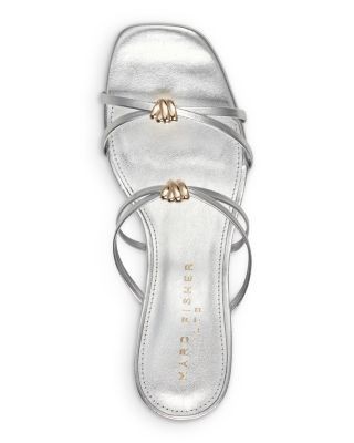 Marc Fisher Ltd. Women's Baizel Slip On Square Toe Dress Sandals
