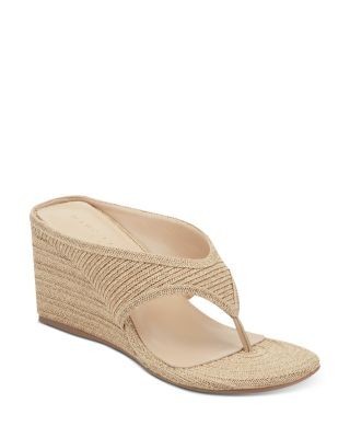 Marc Fisher Ltd. Women's Udena Raffia Wedge Sandals