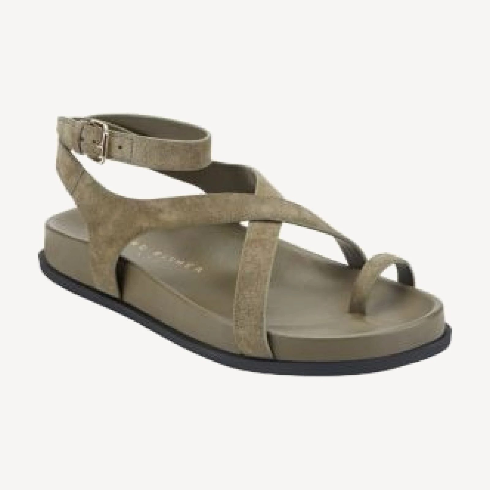 Marc Fisher Ltd. Women's Bevy Suede Casual Strappy Flat Sandals