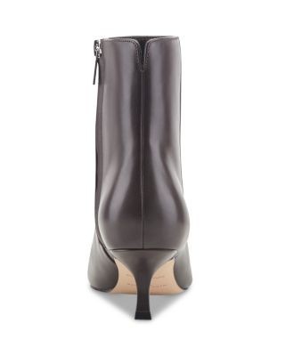 Marc Fisher Ltd. Women's Francy Leather Kitten Heel Ankle Boots