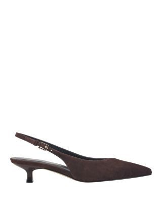 Marc Fisher Ltd. Women's Luciey Pointed Suede Slingback Pumps