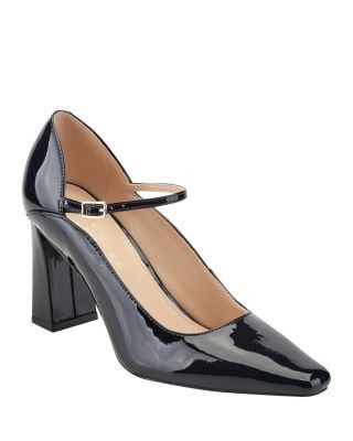 Marc Fisher Ltd. Women's Genevie Patent Leather Mary Jane Pumps