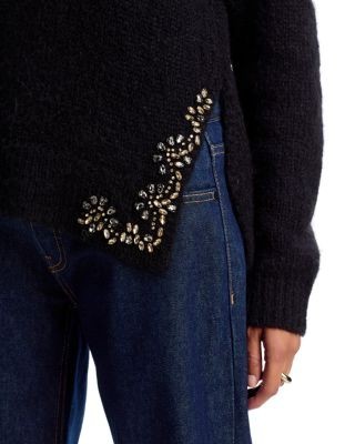 Cinq a Sept Crystal Lace Lilliana Sweater