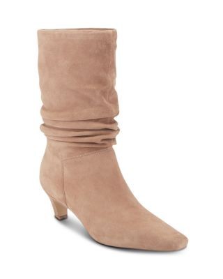 Marc Fisher Ltd. Women's Dalores Suede Kitten Heel Boots