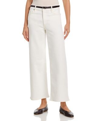 Frame Le Pixie High Rise Ankle Slim Palazzo Jeans in Au Natural