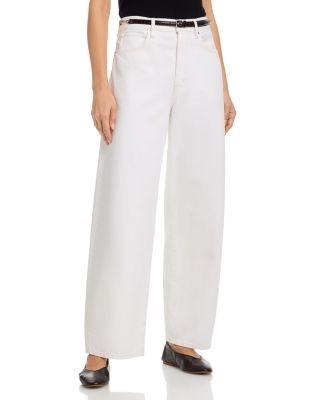 Frame The Bow High Rise Wide Leg Jeans