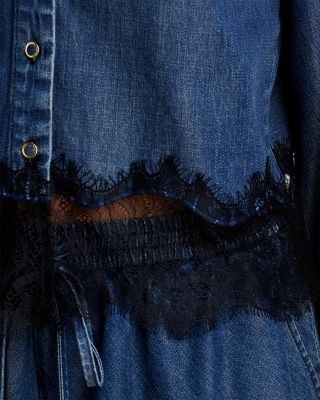 Cinq a Sept Greta Lace Trim Top