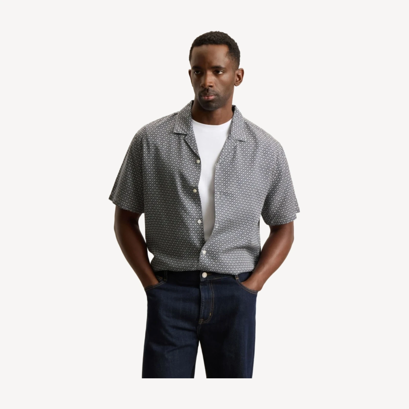 PRINTED TENCEL™ LYOCELL RESORT SHIRT