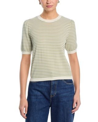 Frame The Striped Gather Sweater