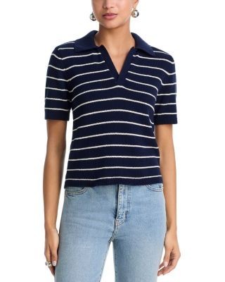 Frame The Striped Easy Polo