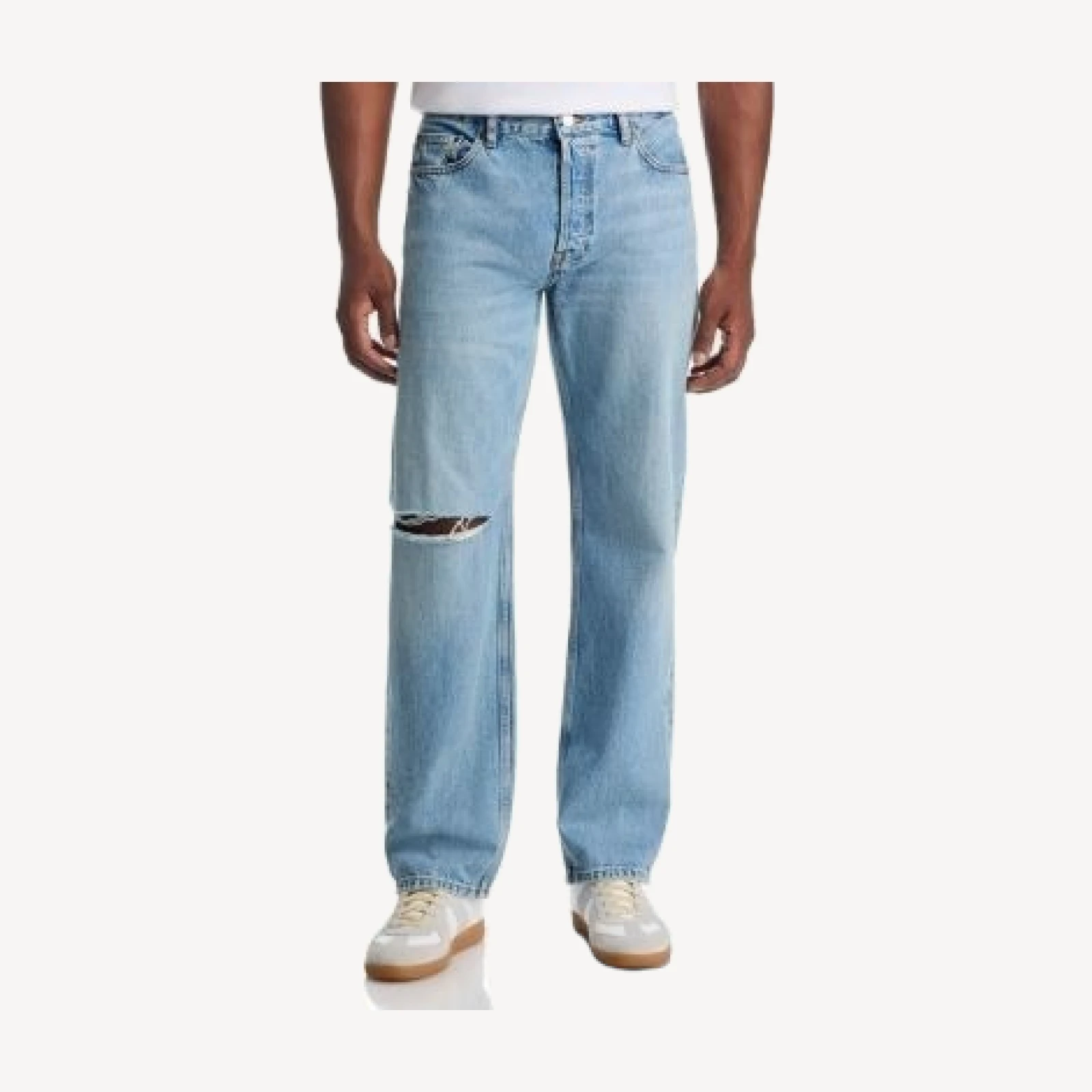 Frame Relaxed Fit Straight Leg Jeans in Glow