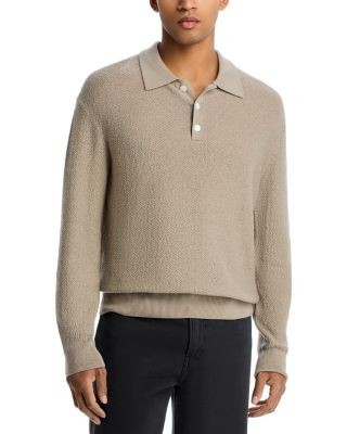 Frame Long Sleeve Polo Sweater