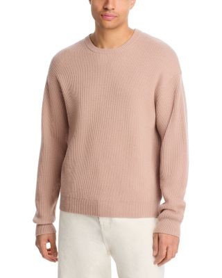 Frame Ribbed Crewneck Sweater