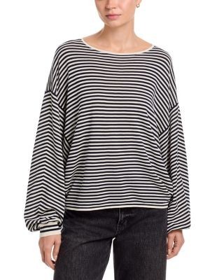 Frame The Striped Slouchy Sweater