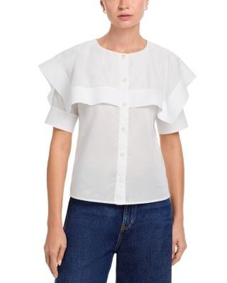 Frame The Sleek Cape Shirt