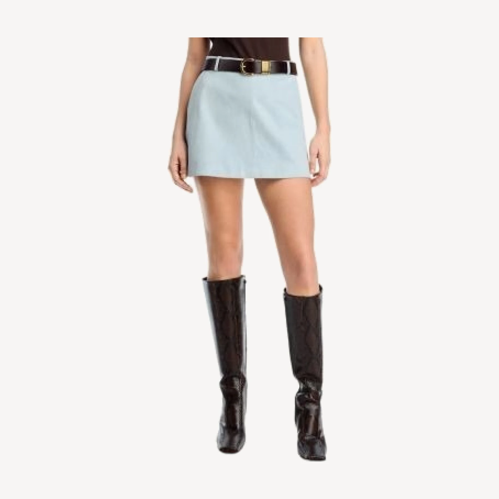 Frame The Suede Mini Skirt