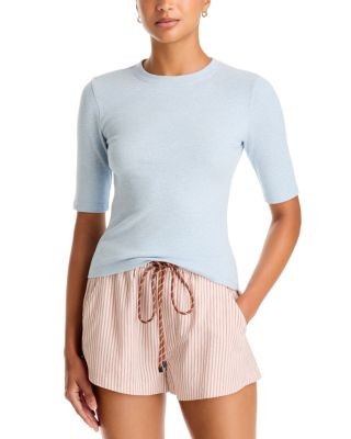 Frame The Heather Rib Crewneck Tee