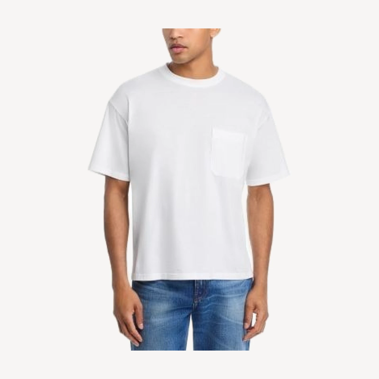 Frame Relaxed Fit Pocket Tee