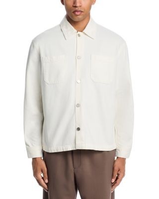 Frame Regular Fit Linen Blend Shirt Jacket