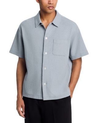 Frame Textured Button Down Shirt