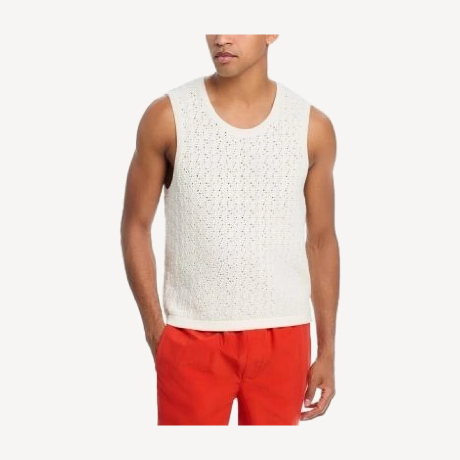 Frame Open Stitch Tank