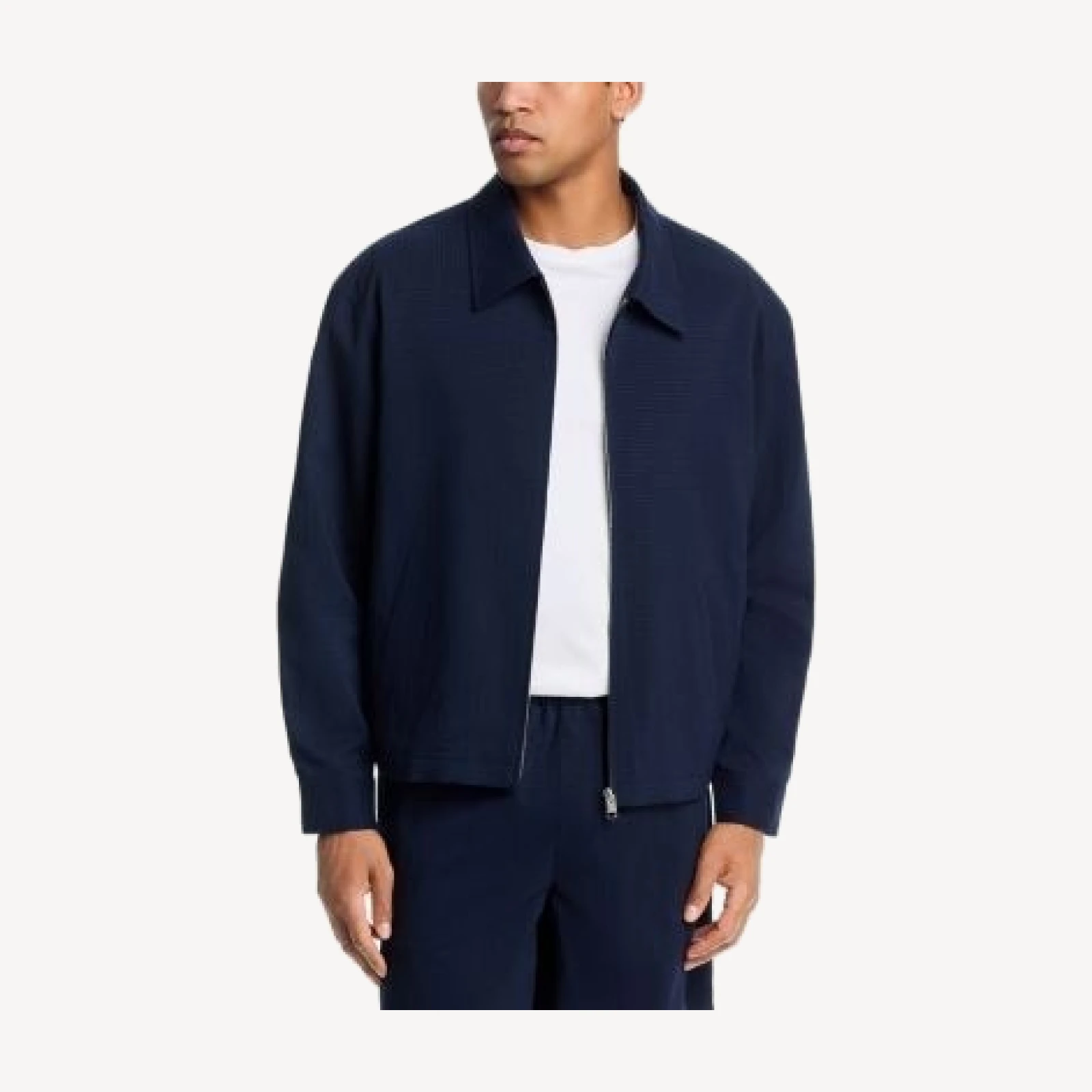 Frame Seersucker Blouson