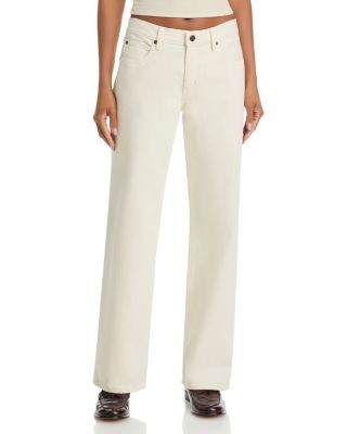 Frame The Saturday Low Rise Straight Jeans in Shell