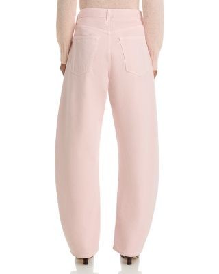 Frame The Bubble High Rise Barrel Jeans in Taffy