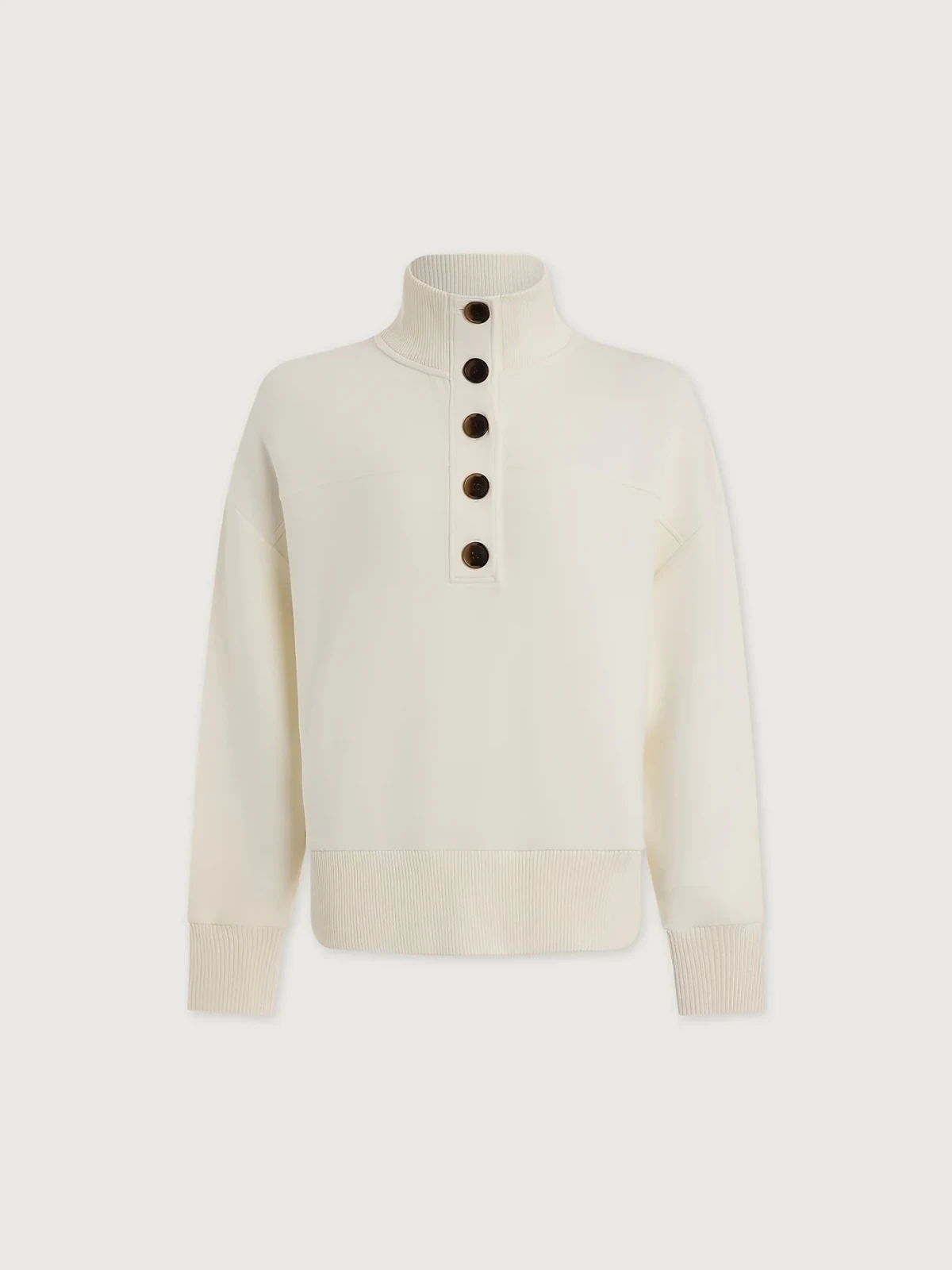 Bronya Button Placket Sweat