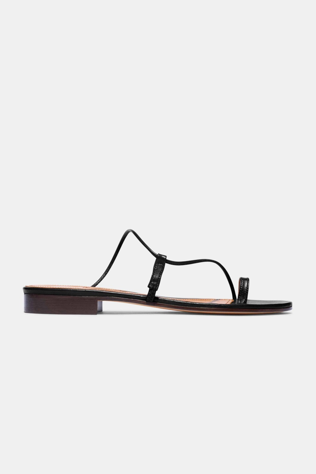 Susan Slide in Black Plongé Nappa