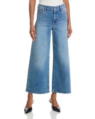 Frame Le Pixie Slim Palazzo Jeans in Gossamer