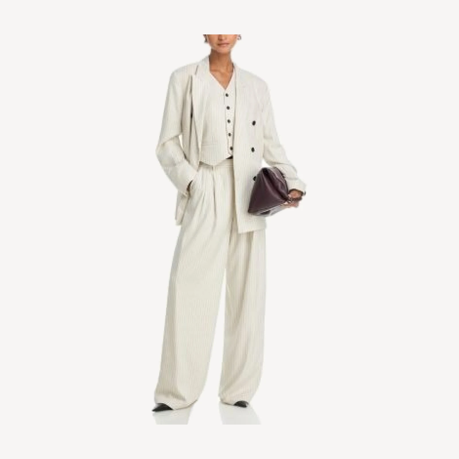 Frame The Pinstripe Avenue Blazer