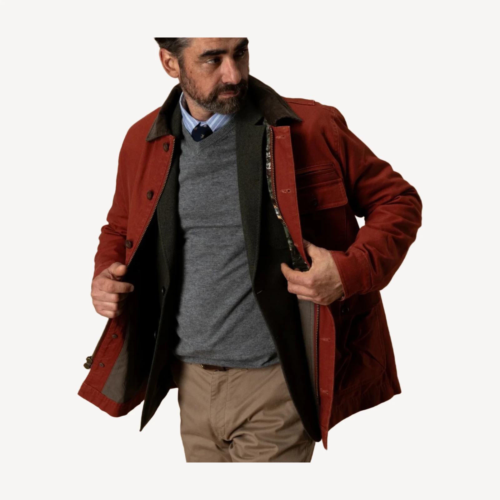 Duck Canvas Barn Coat - Brandy Brown